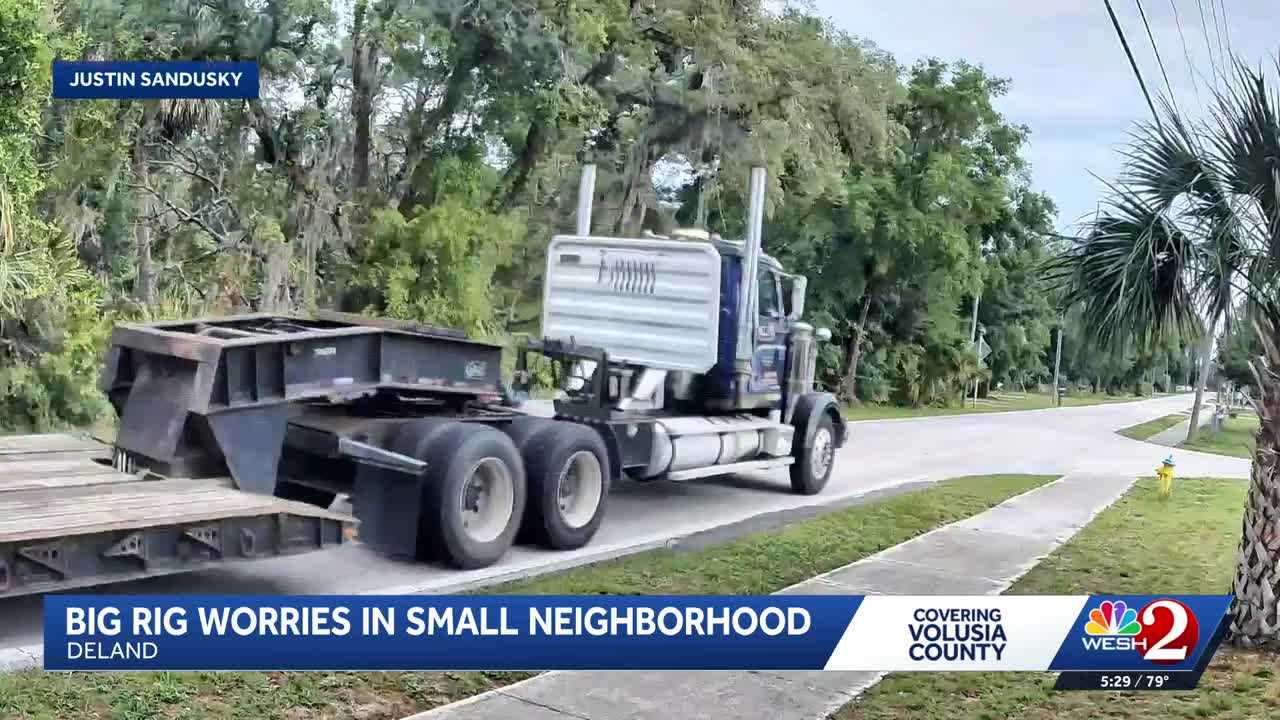 DeLand-area neighbors raise concerns about truck traffic on Marsh Road — WESH 2 Orlando, Garland Real Estate news