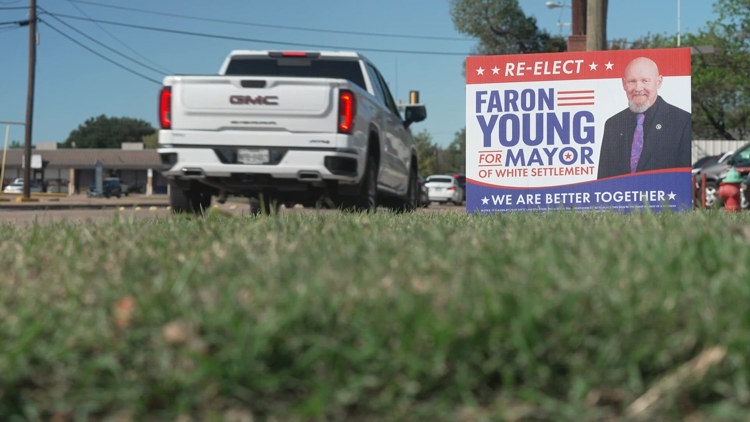 'Why would you do this?': White Settlement mayor reacts after councilman's wife cited for stealing campaign sign — WFAA (Dallas-Fort Worth), Garland Government news