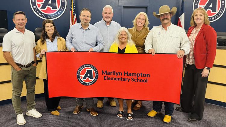 Aubrey ISD names new elementary school after beloved retired janitor — WFAA (Dallas-Fort Worth), Garland Schools news