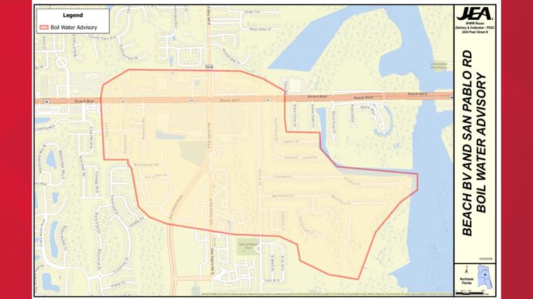 Boil Water Advisory in place for parts of San Pablo Road after water main break — First Coast News Local, Garland Community news